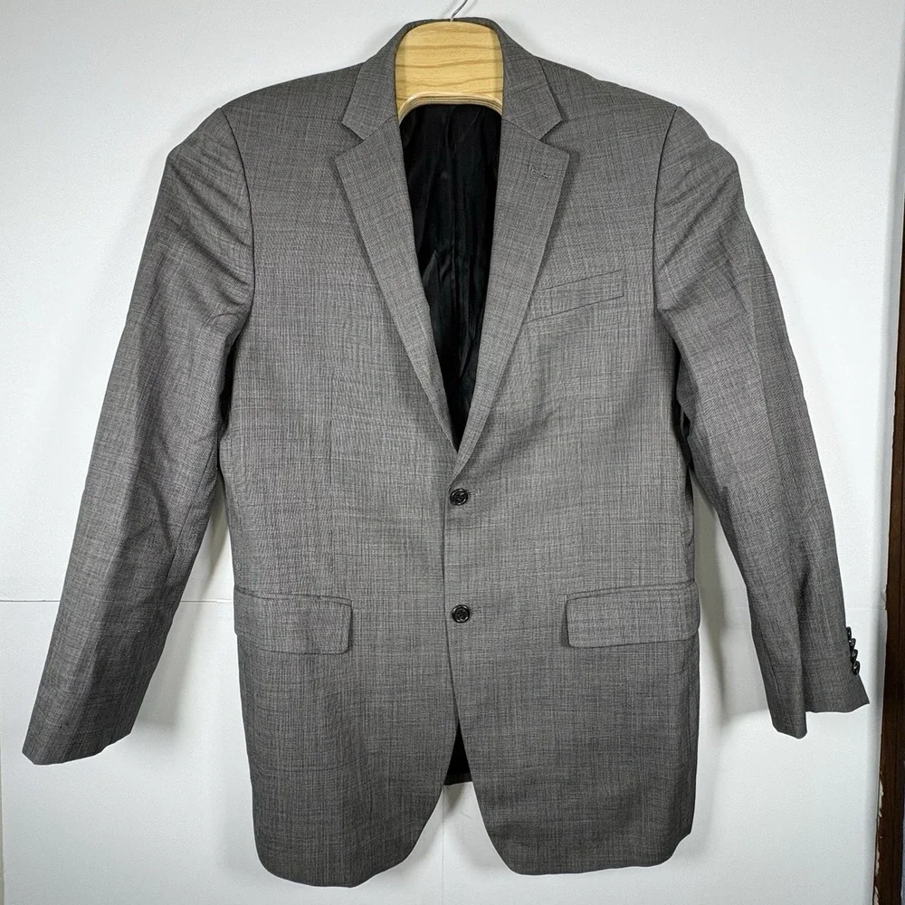 Michael Kors Men's Gray Wool Sport Coat Blazer Jacket Suits Size 42L